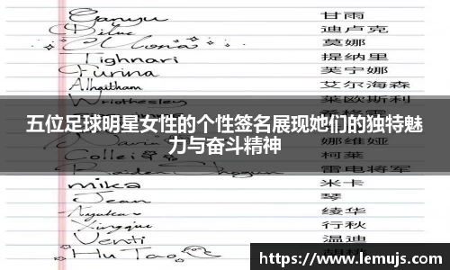 五位足球明星女性的个性签名展现她们的独特魅力与奋斗精神